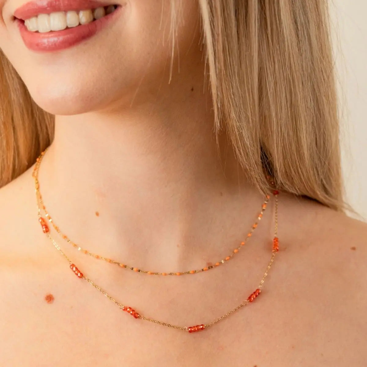 Collar Spirit Bita Naranja Anartxy