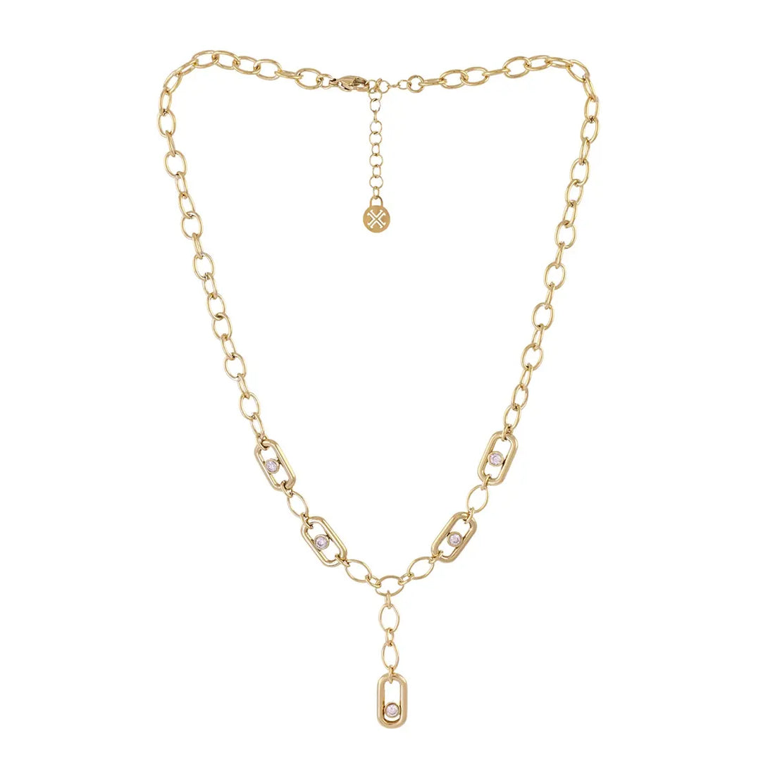 CONJUNTO INFINITY collar, pendientes, pulsera y anillo Anartxy