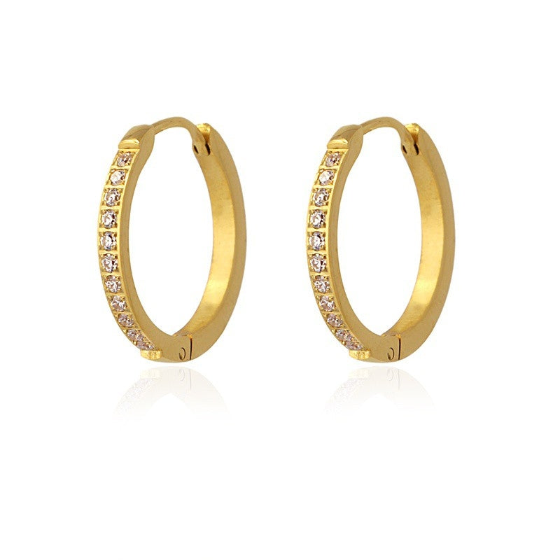 Aros Palmira Dorado Anartxy