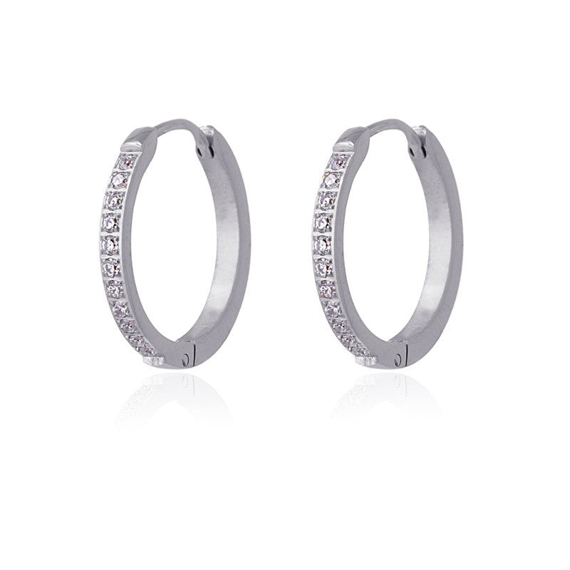 Aros Palmira Plateado Anartxy