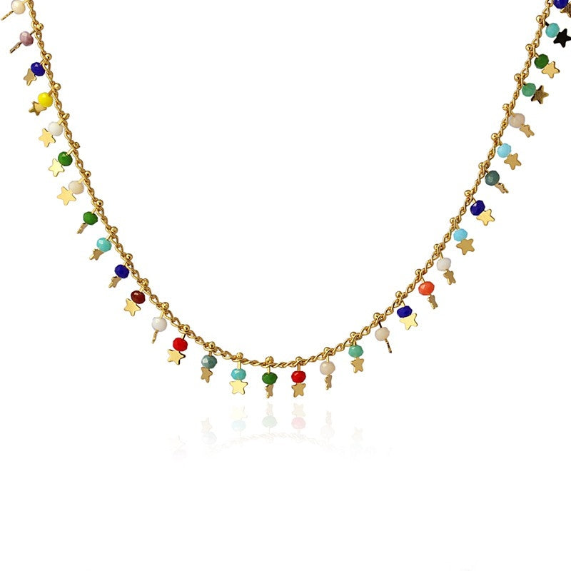 Collar charms estrellas BCO100 - Anartxy