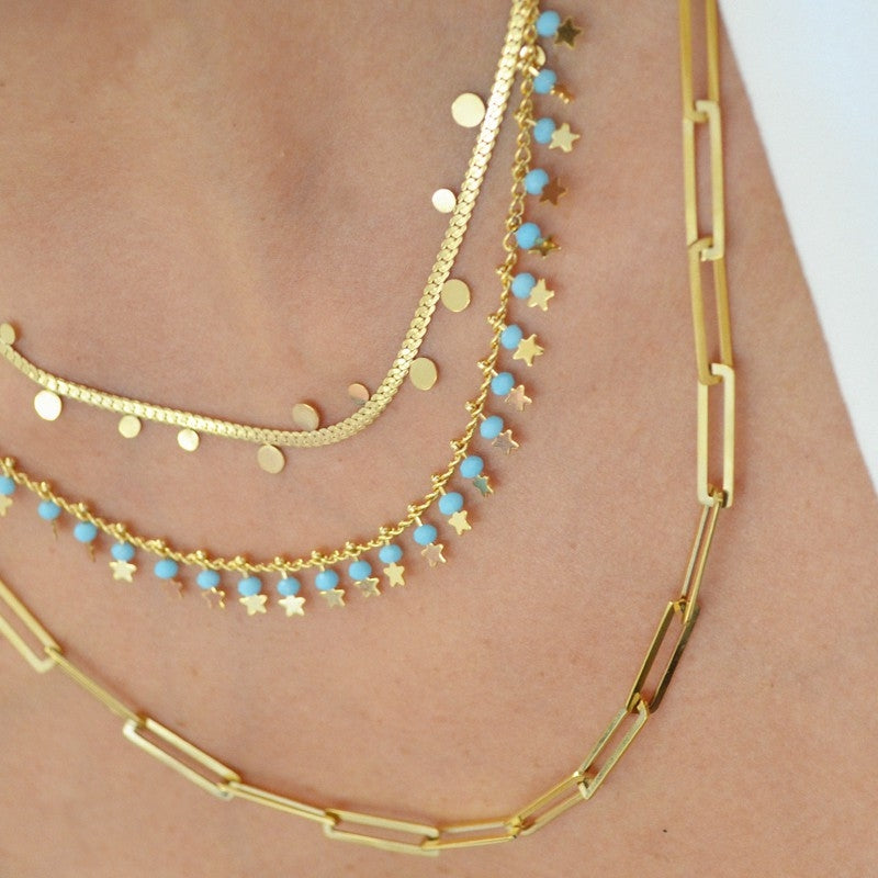 Collar charms estrellas BCO100 - Anartxy