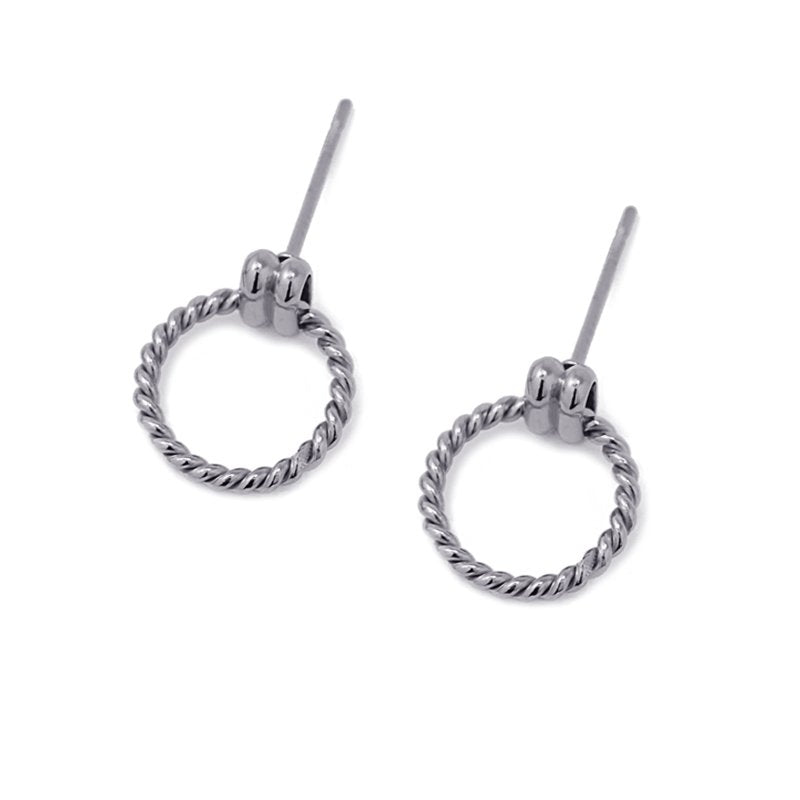 Mini aros Zora Plateado Anartxy