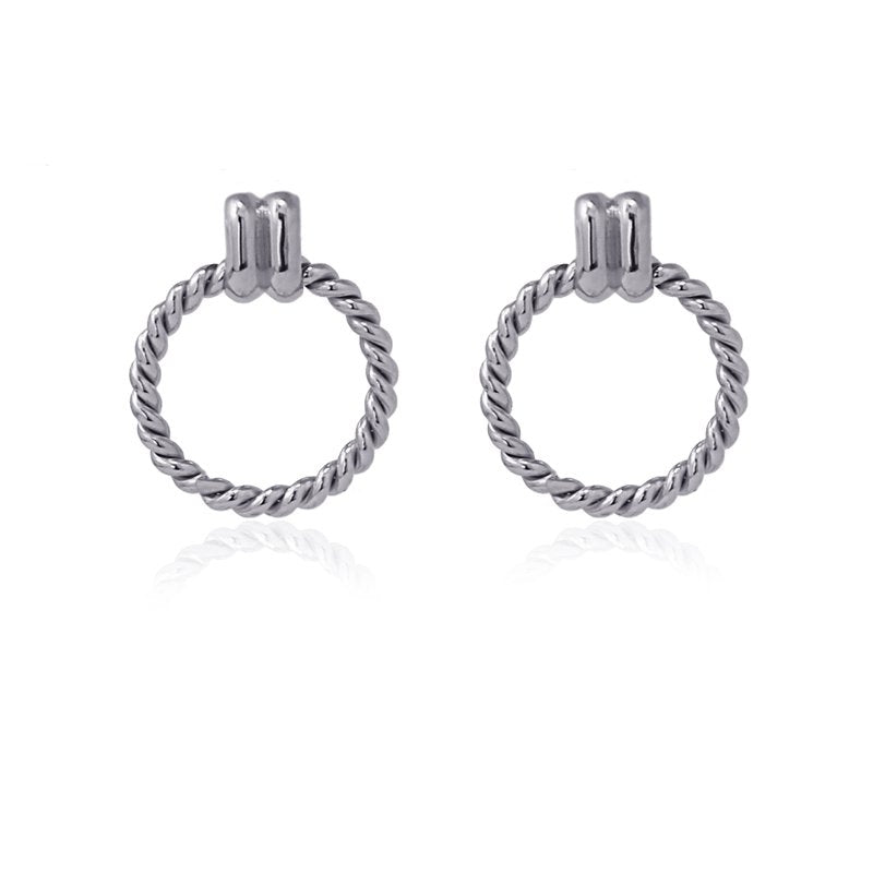 Mini aros Zora Plateado Anartxy