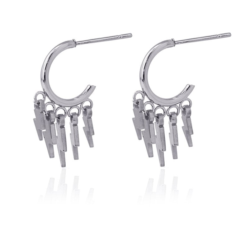 Mini aros Zaida Plateado Anartxy
