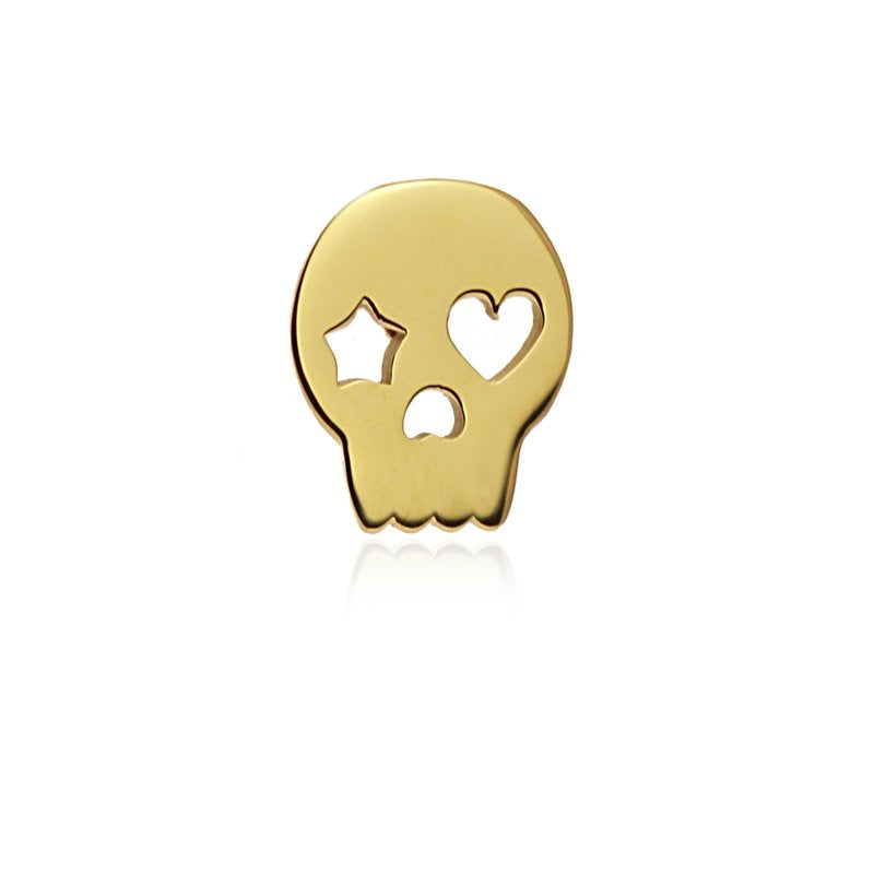 Pin Calavera Dorado Anartxy