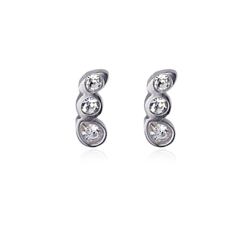 Pendientes Sargas Plateado Anartxy