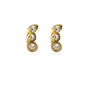 Pendientes Sargas Dorado Anartxy