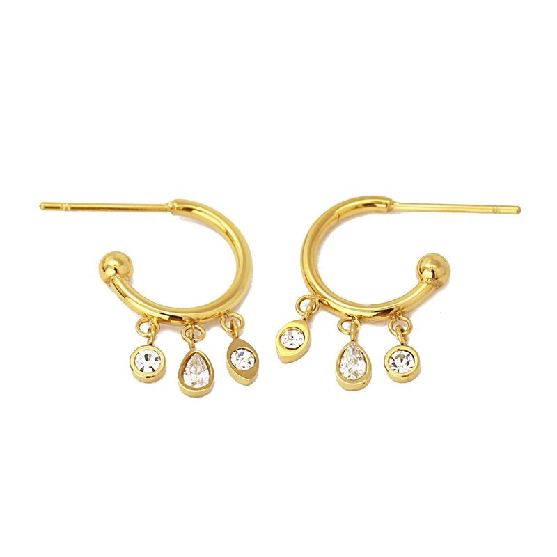 Pendientes circonita BPE681 - Anartxy