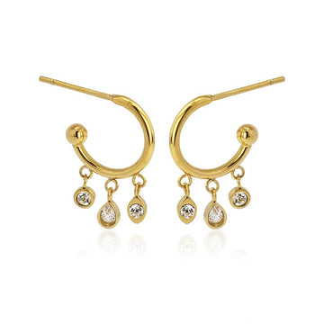 Pendientes Polis Dorado Anartxy