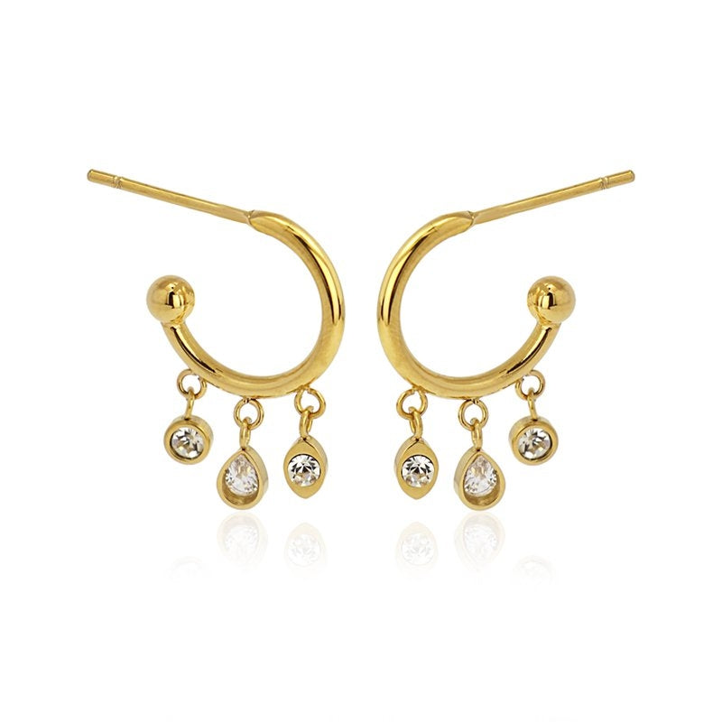 Pendientes circonita BPE681 - Anartxy