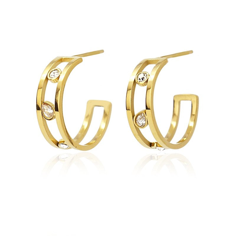 Pendientes Ogma Dorado Anartxy