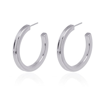 Aros Paola Plateado Anartxy