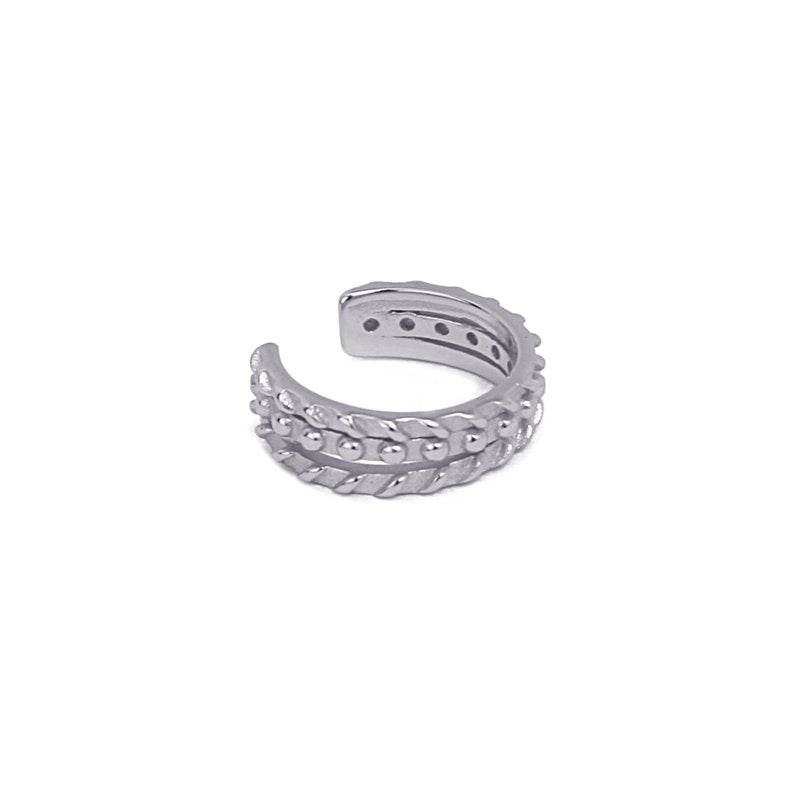 Ear cuff Maite Plateado Anartxy
