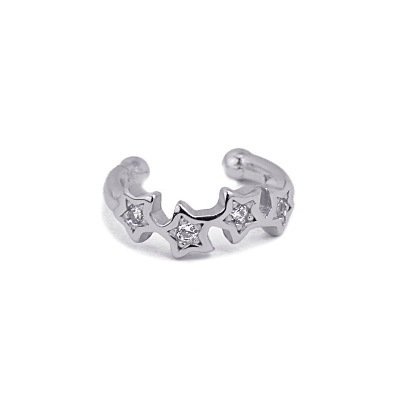 Ear cuff Fabiana Plateado Anartxy
