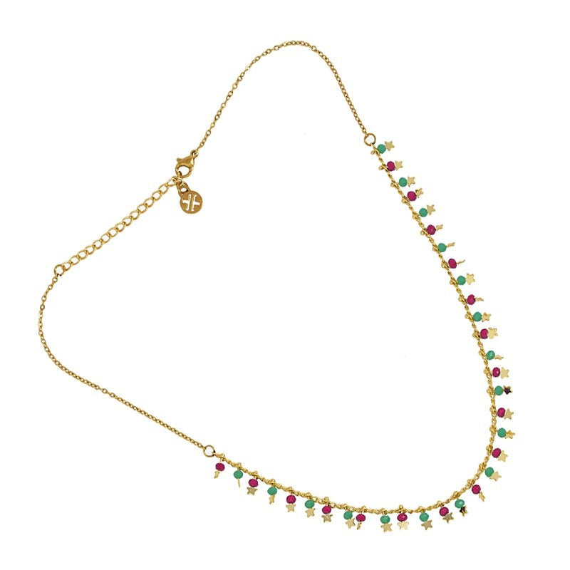 Collar charms estrellas BCO100 - Anartxy