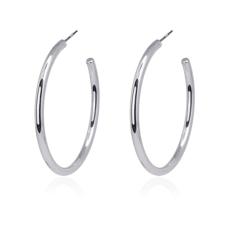 Aros Marilú Plateado Anartxy