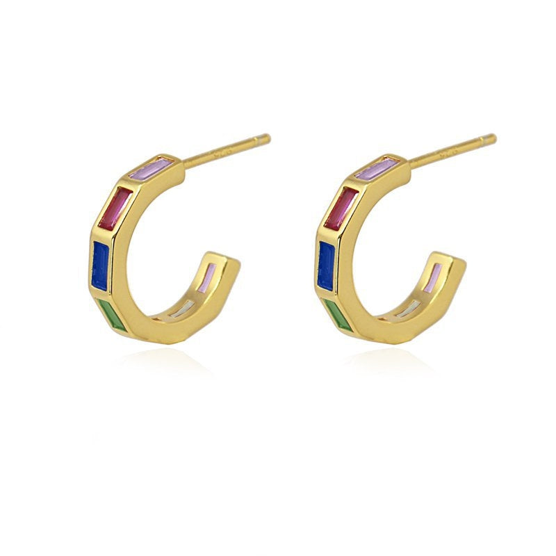 Kamuy silver hoops