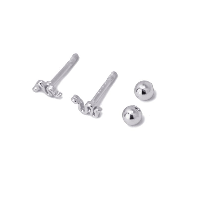 Pendientes plata Culebra Anartxy