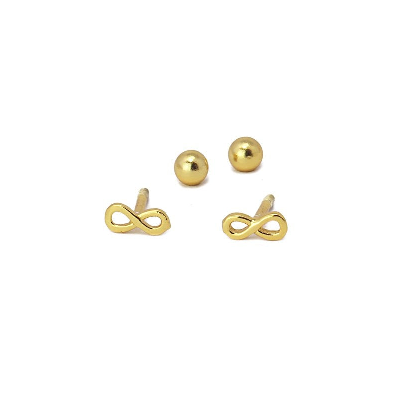 Pendientes plata Infinito Anartxy