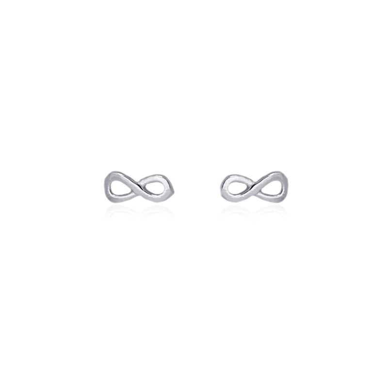 Pendientes plata Infinito Plateado Anartxy
