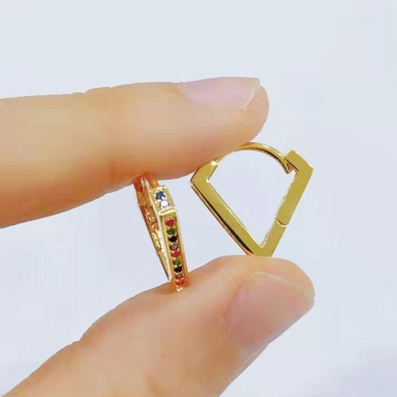 Mini aros plata circonitas anartxy