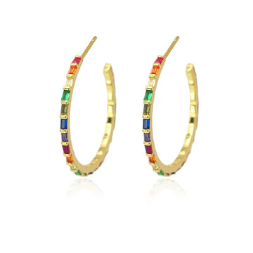 Aros plata Jovita Combinado Anartxy