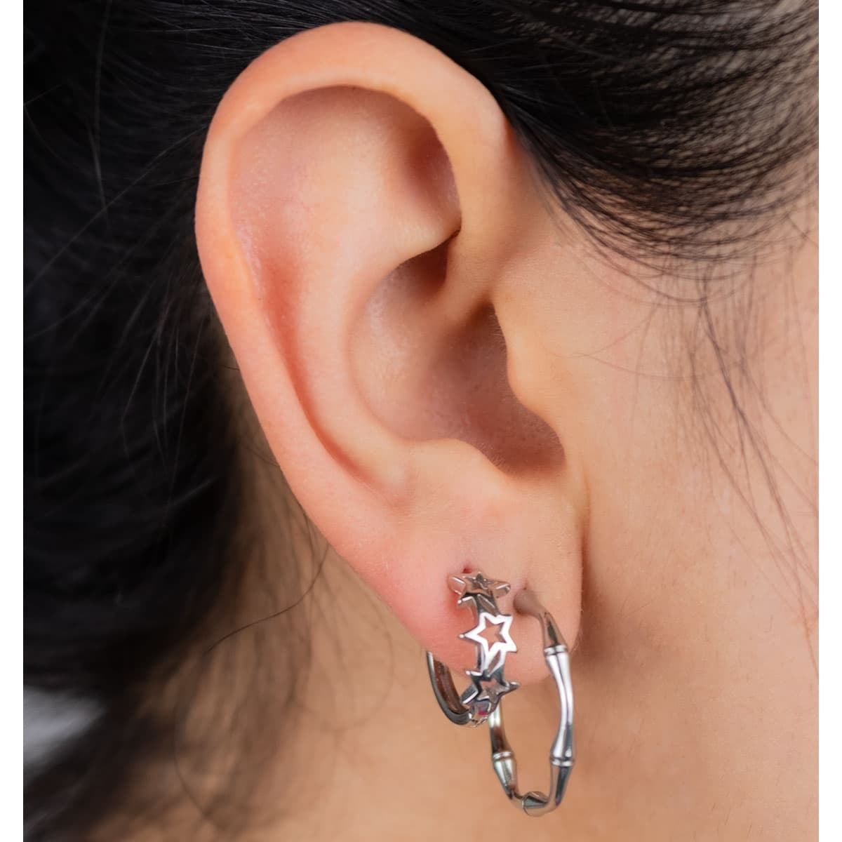 Mini aros plata Julieta Anartxy