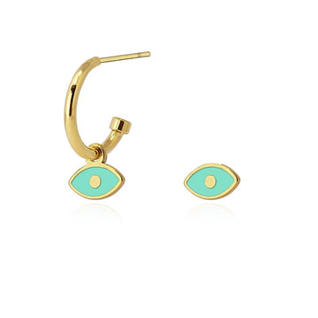 Pendientes Ojo Verde Anartxy