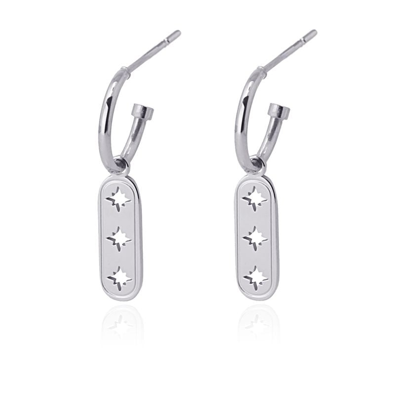 Mini aros Ariela Plateado Anartxy