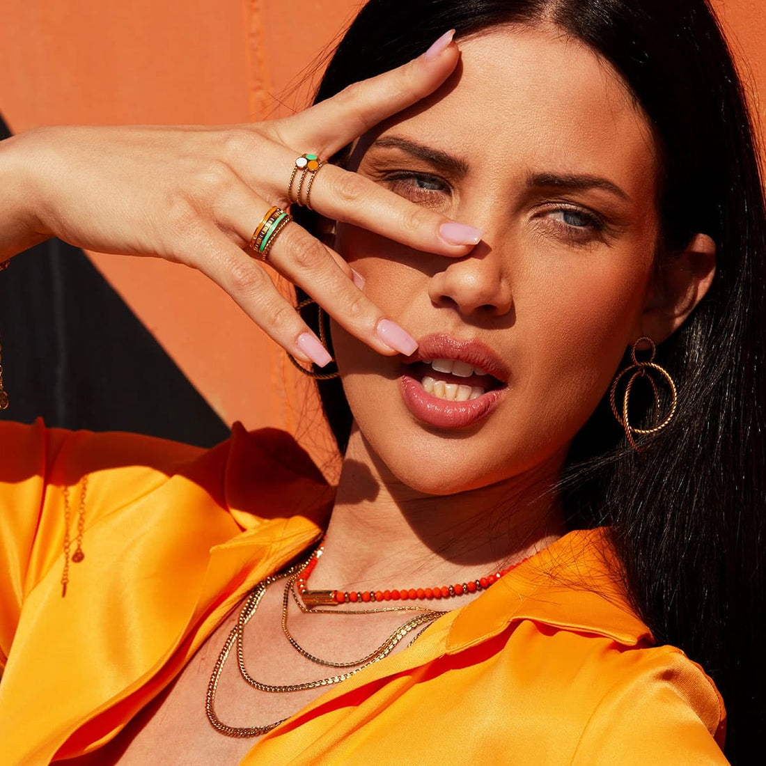 Collar Mensaje Naranja Anartxy