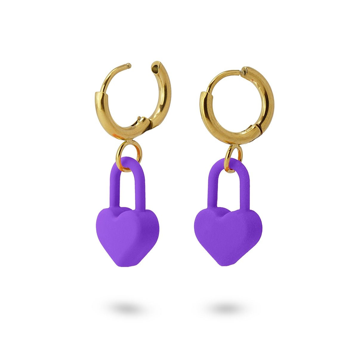 Mini aros Amor Morado Anartxy