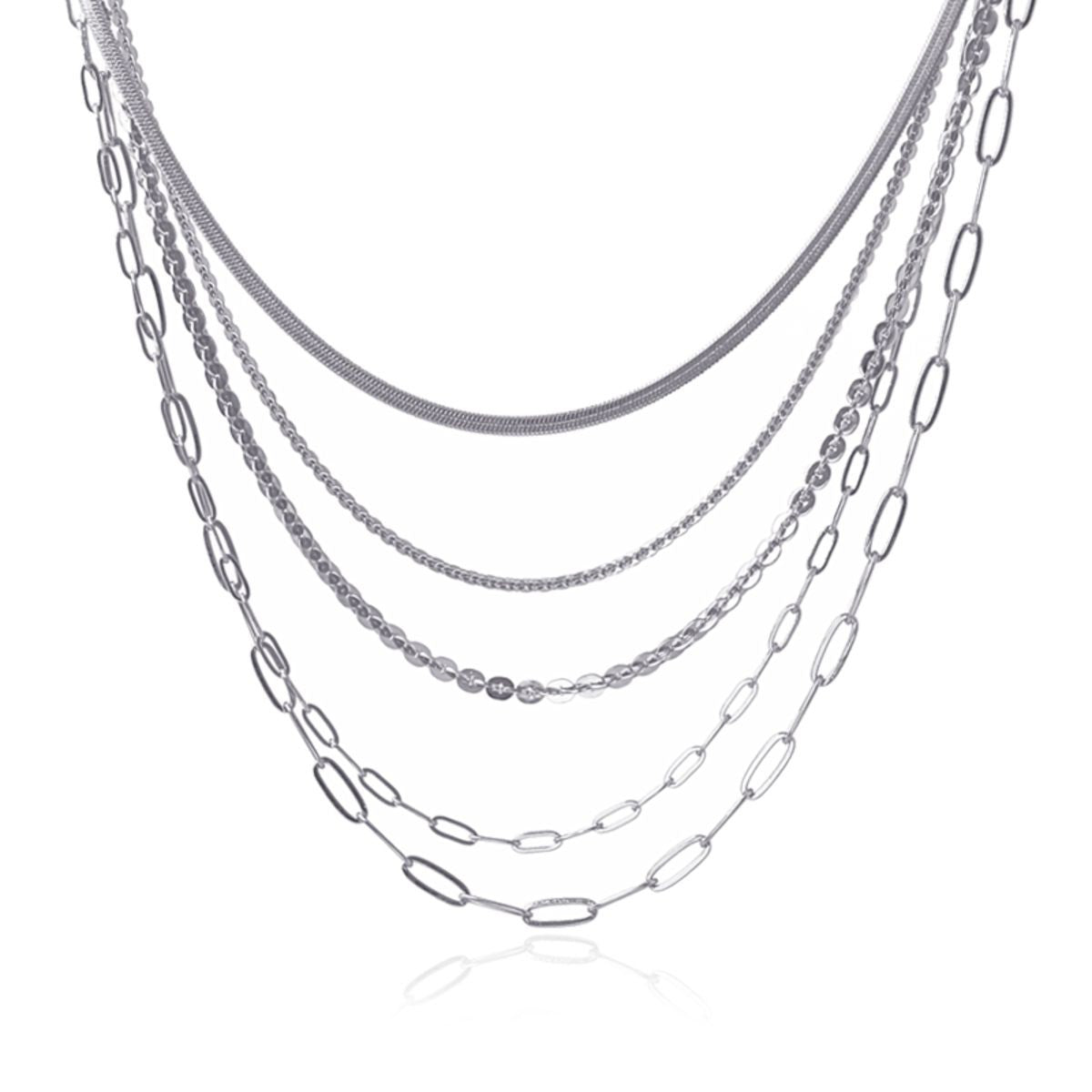 Collar Gorane Plateado Anartxy