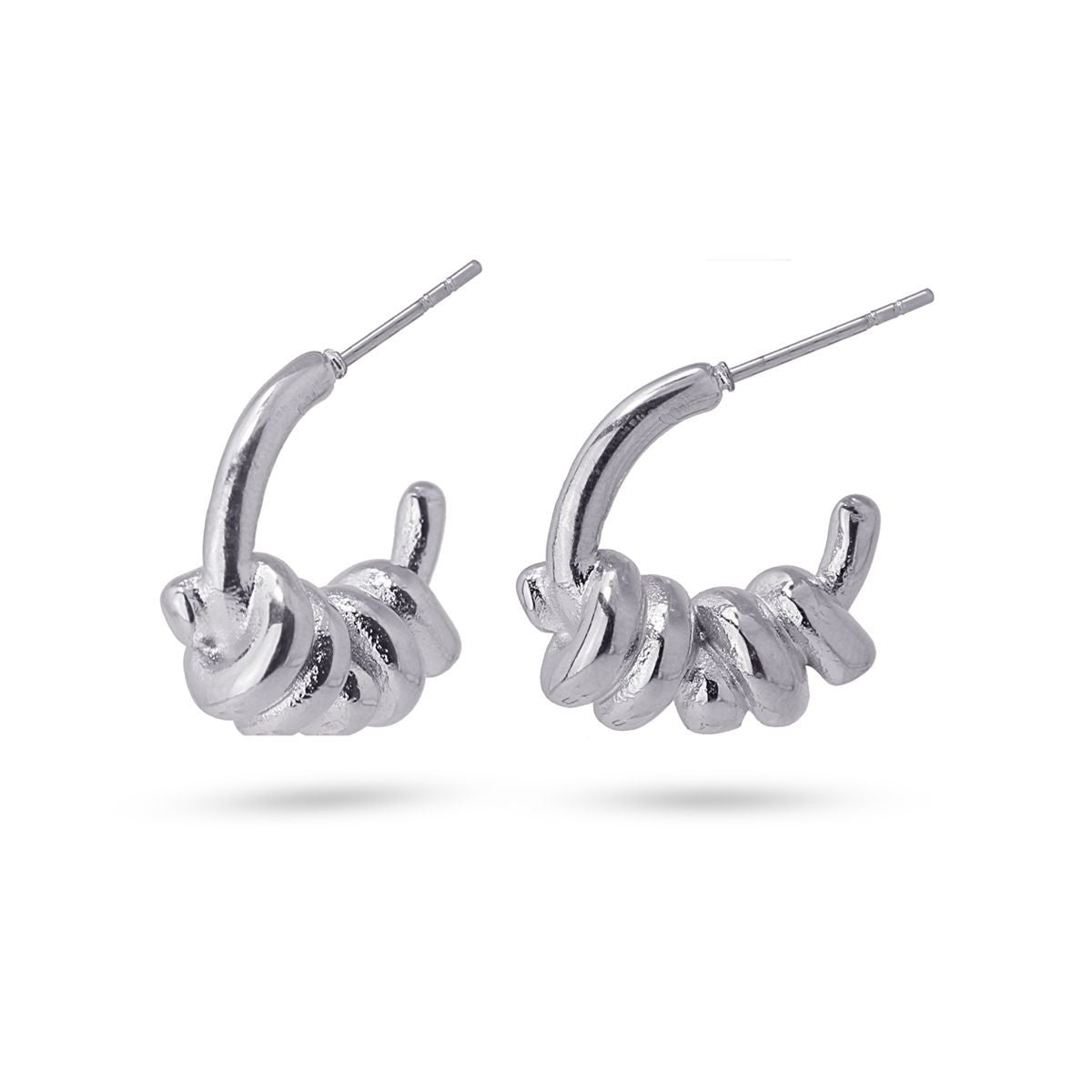 Mini aros Julene Plateado Anartxy