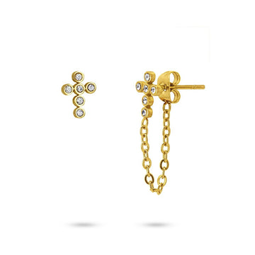 Pendientes Crux Dorado Anartxy