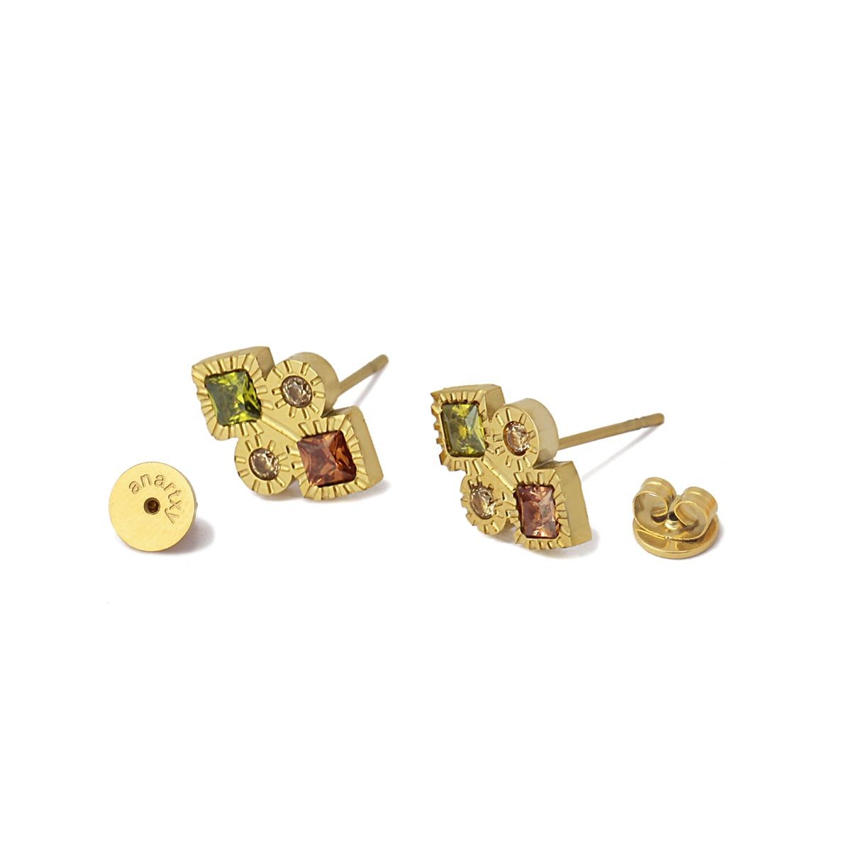 Pendientes Auriga Marrón Anartxy