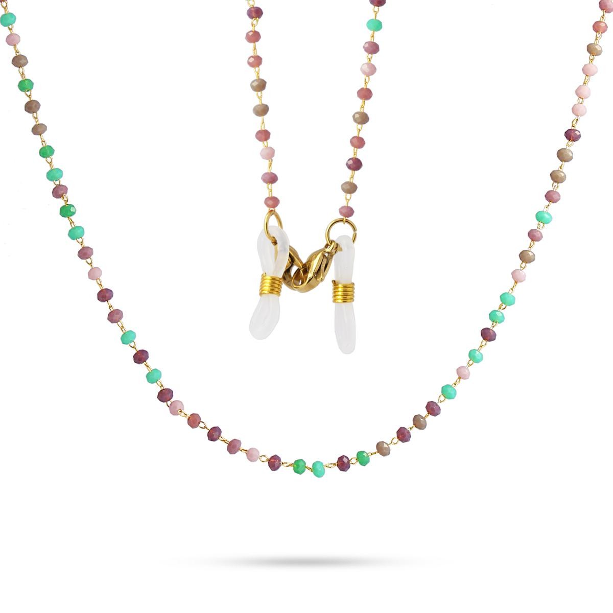 cadena multifunción acero cristal color anartxy 3mm