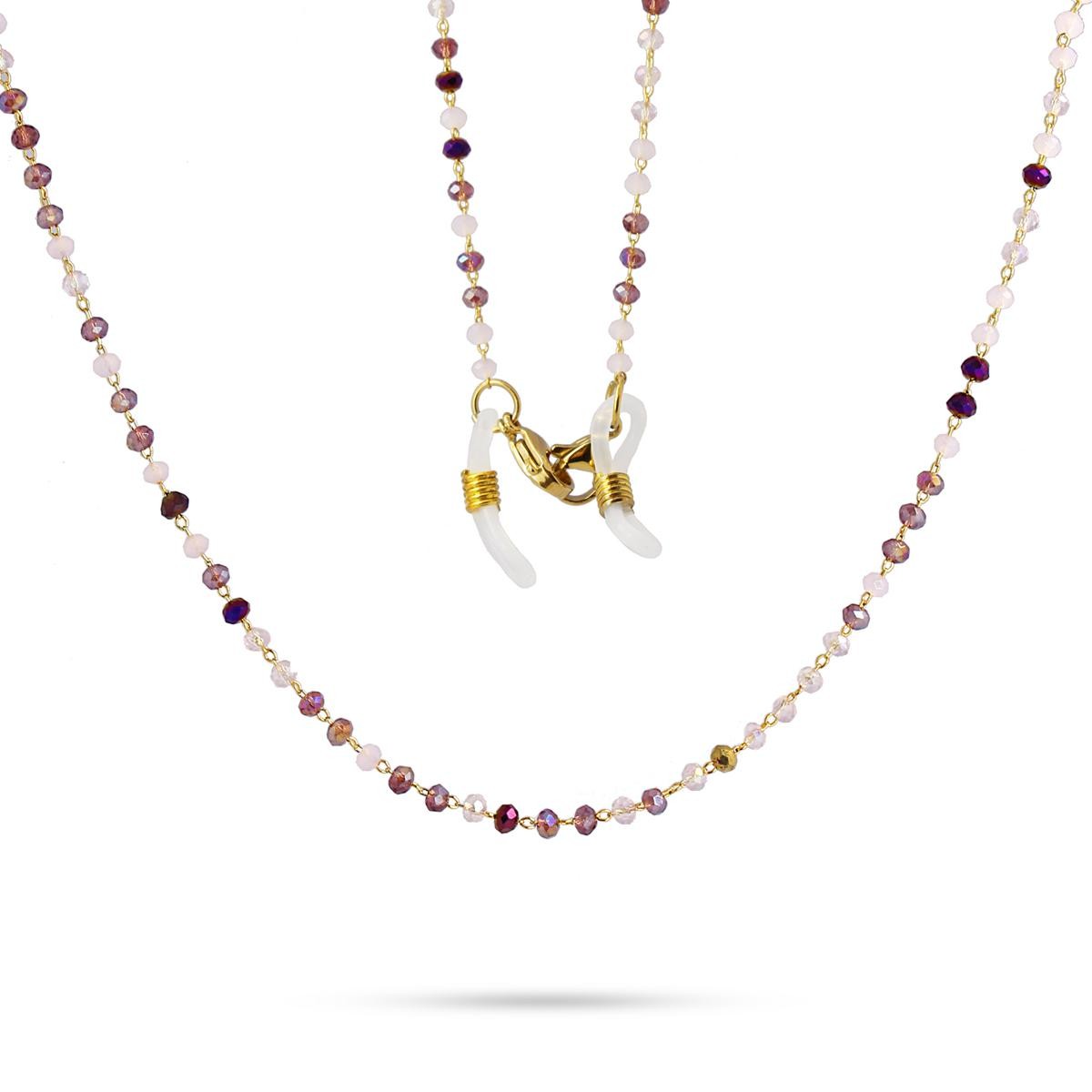 cadena multifunción acero cristal color anartxy