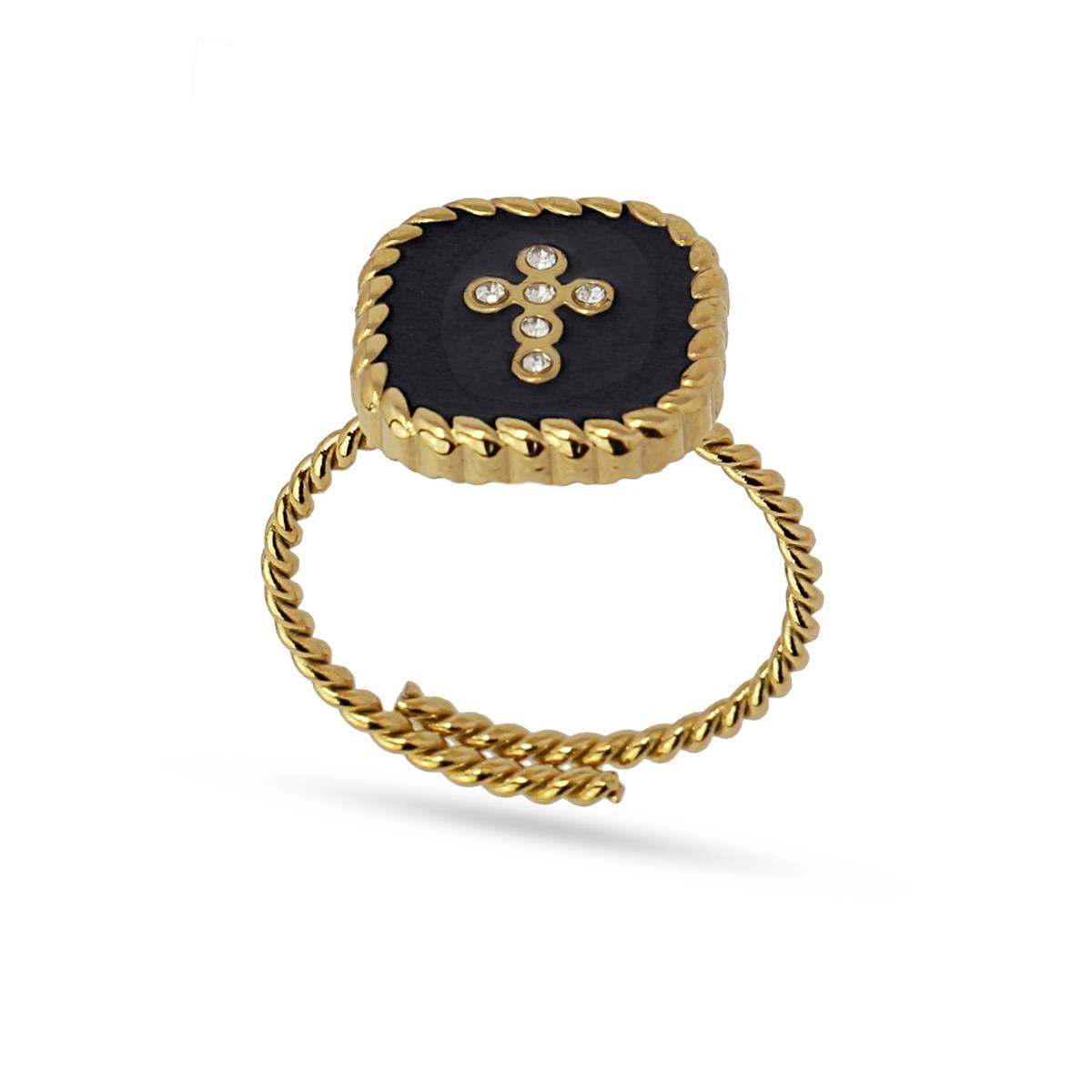 Anillo Jaya Negro Anartxy