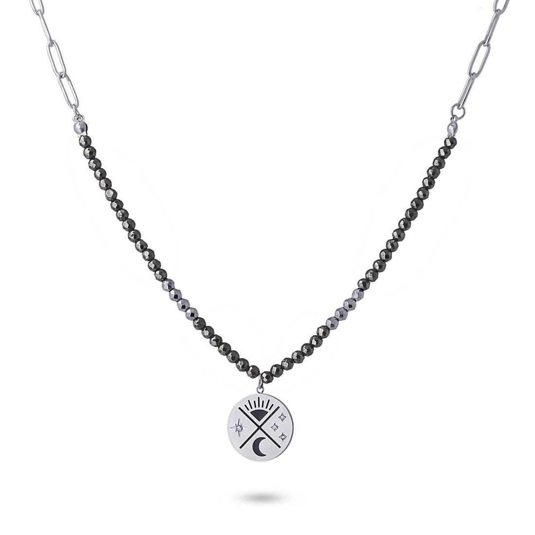 Collar Noche Plateado Anartxy