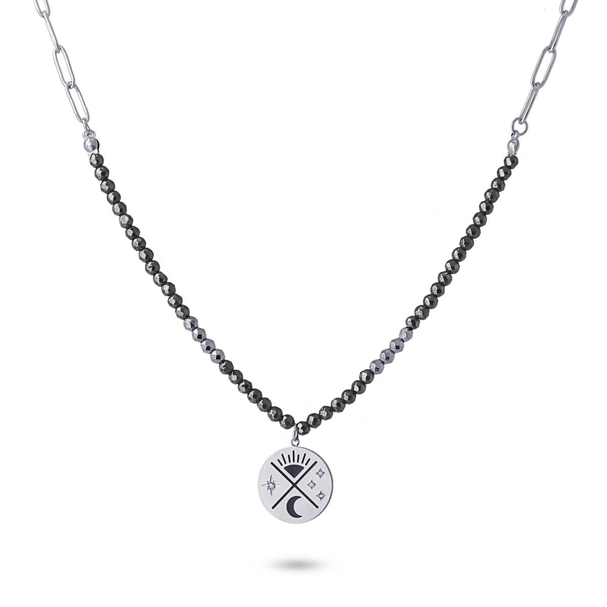 Collar Noche Plateado Anartxy