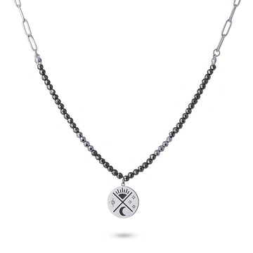 Collar Noche Plateado Anartxy