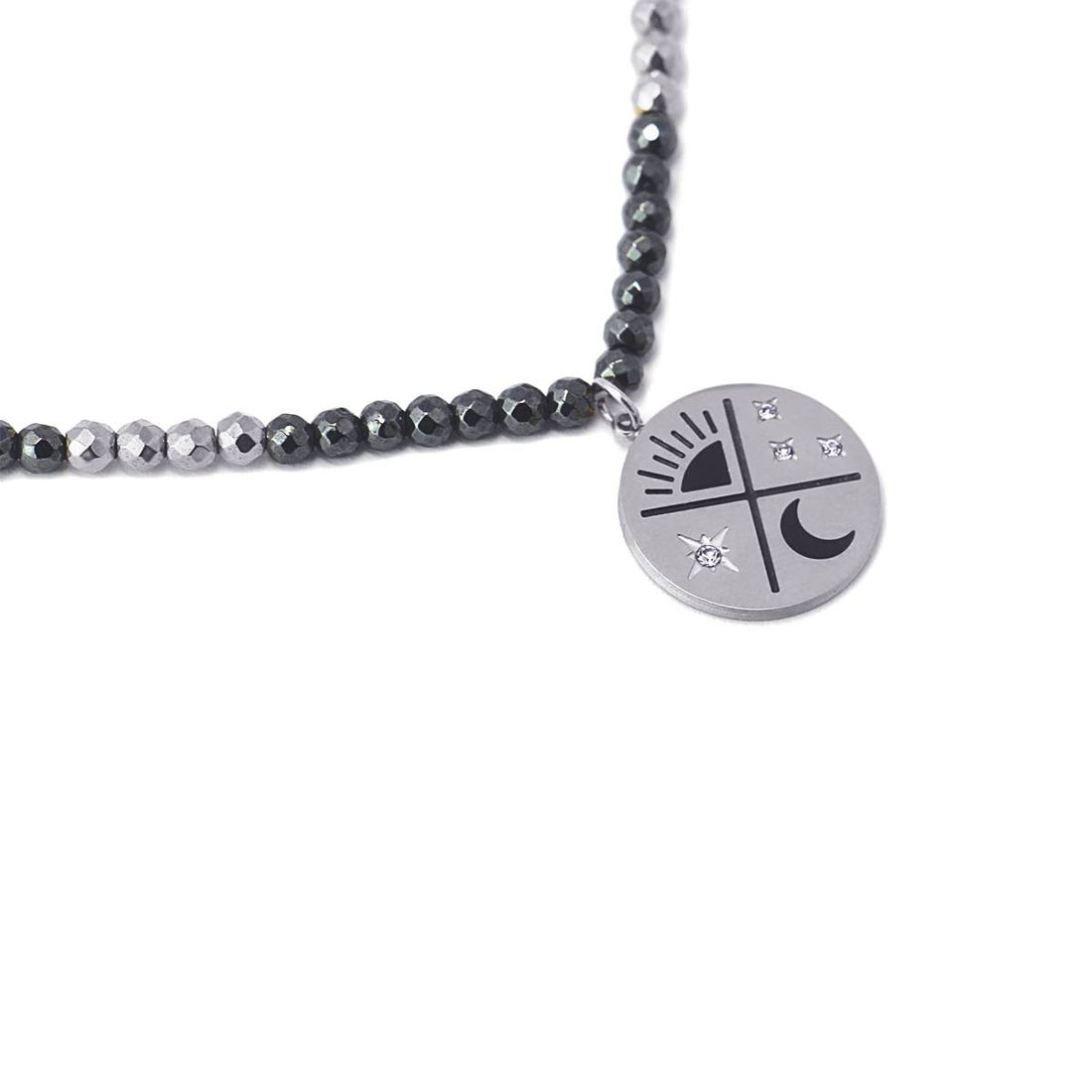 Collar Noche Plateado Anartxy