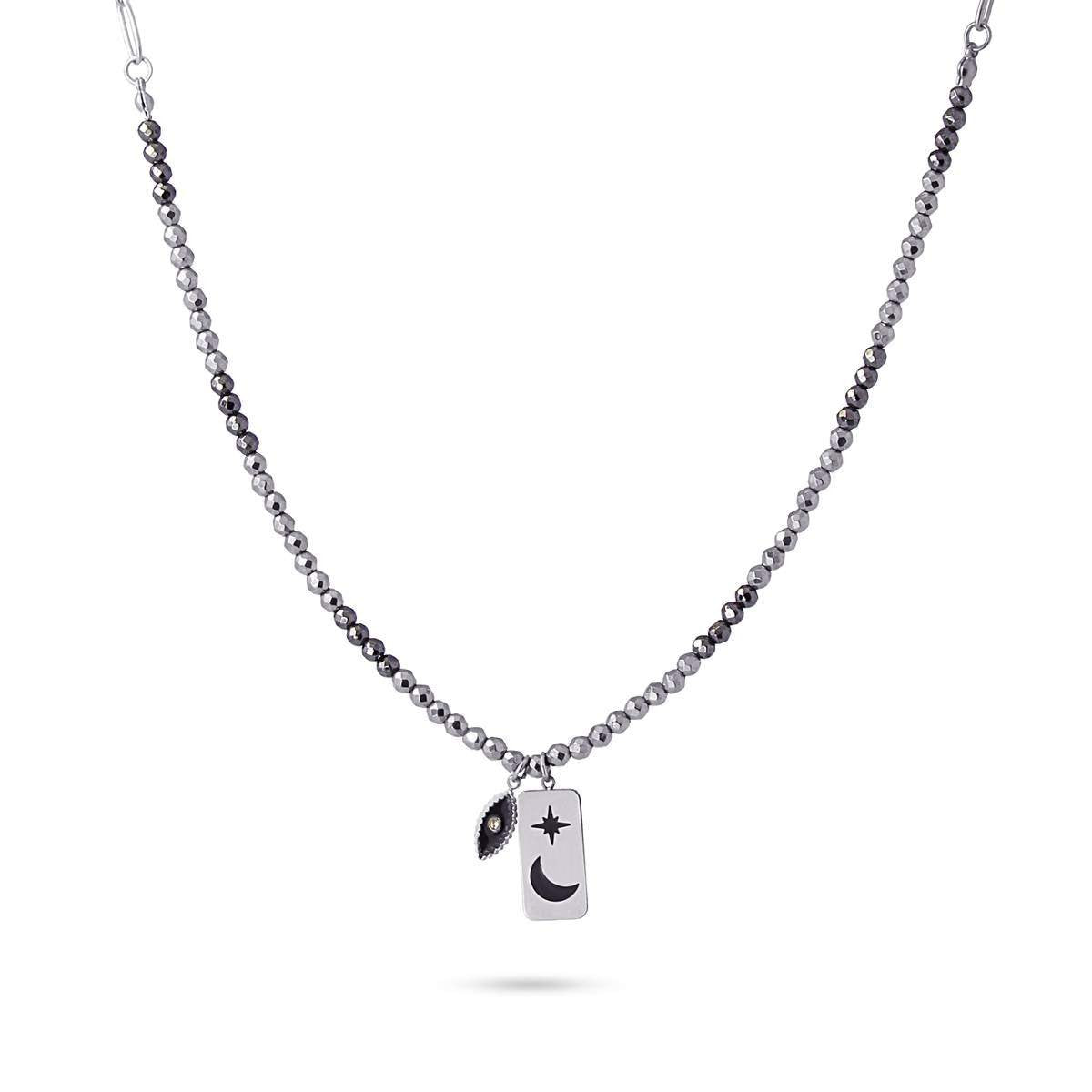 Collar Aura Plateado Anartxy
