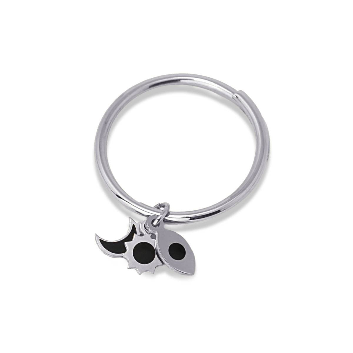 Anillo Galdur Plateado Anartxy