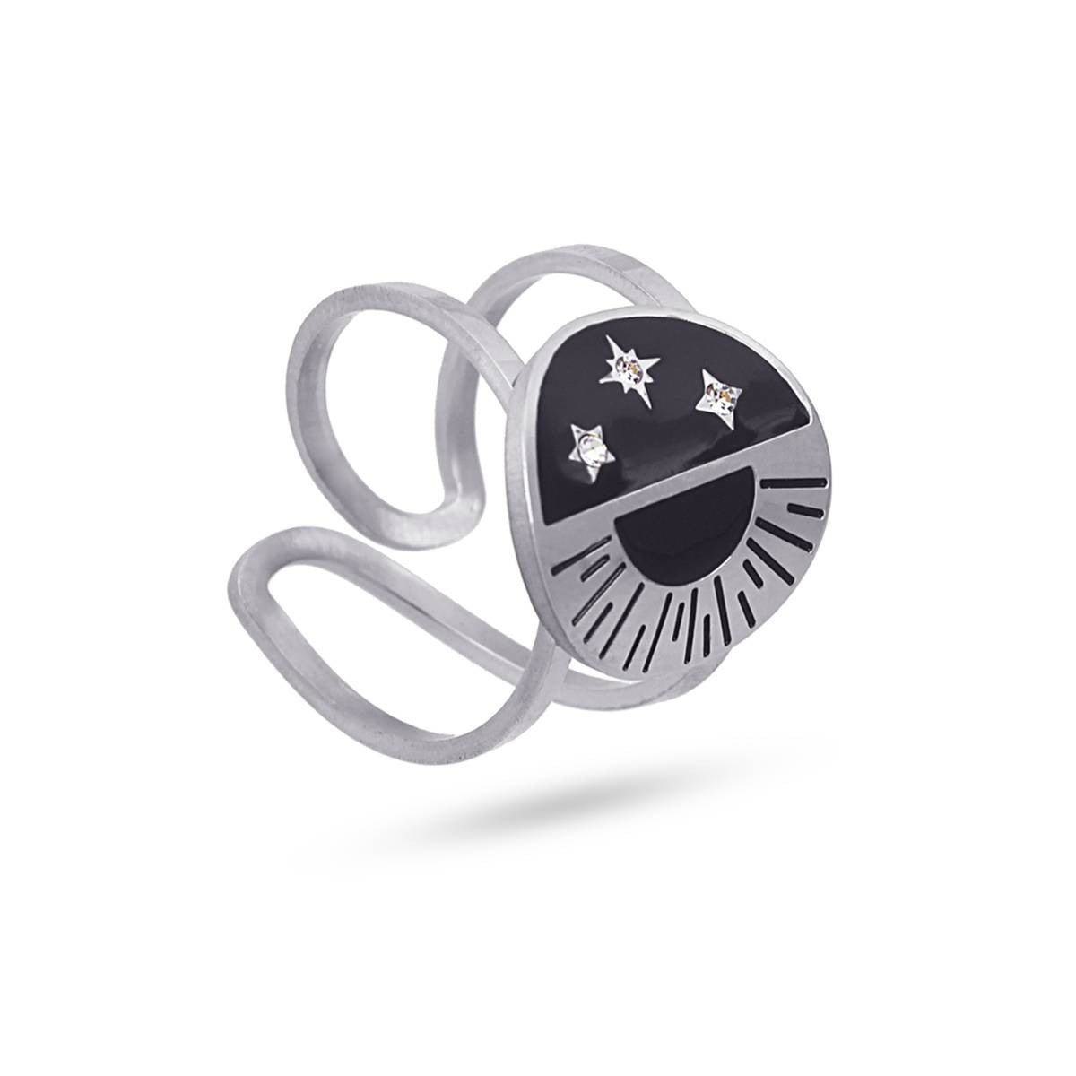 Anillo Aura Plateado Anartxy