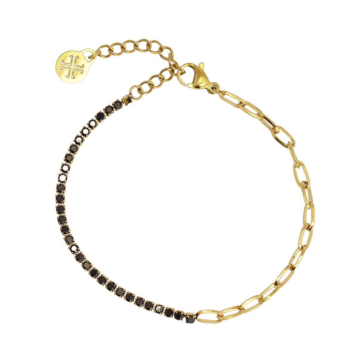 Pulsera Brillo Negro Anartxy