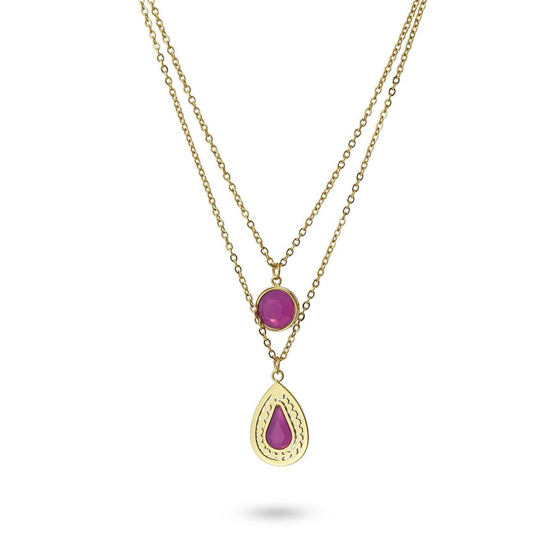 Collar Petunias Morado Anartxy