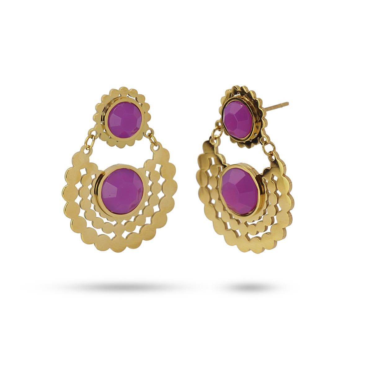 Pendientes Aloe Morado Anartxy