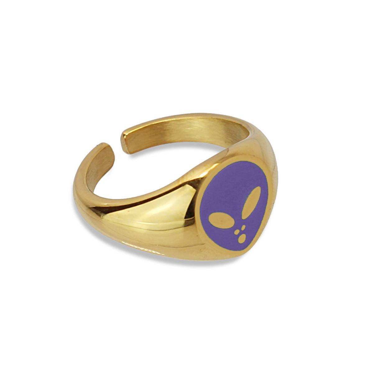 Anillo Alien Morado Anartxy